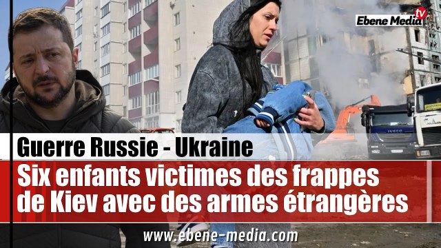 Six enfants victimes des bombardements des forces ukrainiennes sur des civils