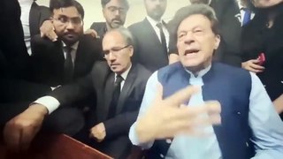 Islamabad- Chairman PTI Imran Khan Exclusive Talk from High Court