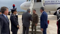 Zelensky è arrivato a Roma, accolto dal ministro Tajani