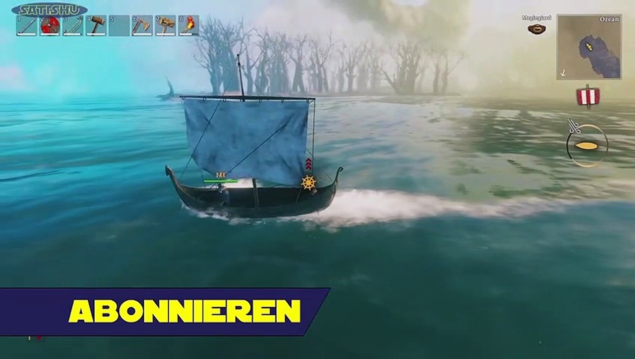 Nach langer Fahrt erstmal ins Bett. Valheim #196