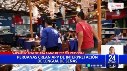 Mujeres peruanas crean APP de interpretación de lengua de señas