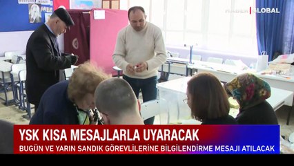 YSK'dan sandık kurulu başkanlarına uyarı mesajları