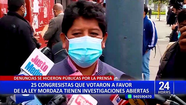'Ley mordaza': 25 de 69 congresistas que votaron por norma tienen investigaciones fiscales