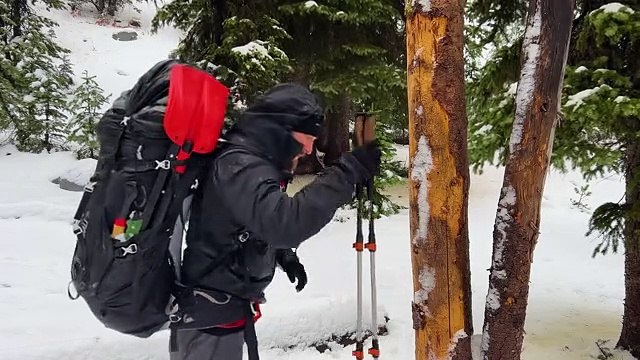 Hot Tent Camping In A Snowstorm