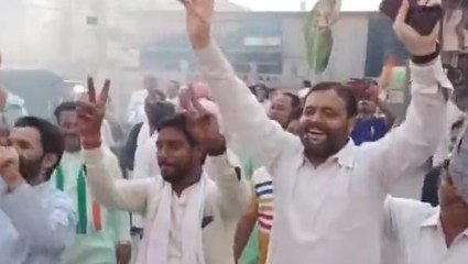 सतना: कर्नाटक की जीत पर कांग्रेसी कार्यकर्ताओं ने मनाया जश्न