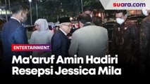 Penjagaan Ketat Sambut Wakil Presiden Ma'aruf Amin di Resepsi Pernikahan Jessica Mila