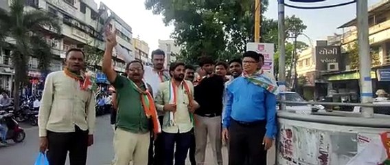 VIDEO कांग्रेस कार्यकर्ताओं ने की नारेबाजी