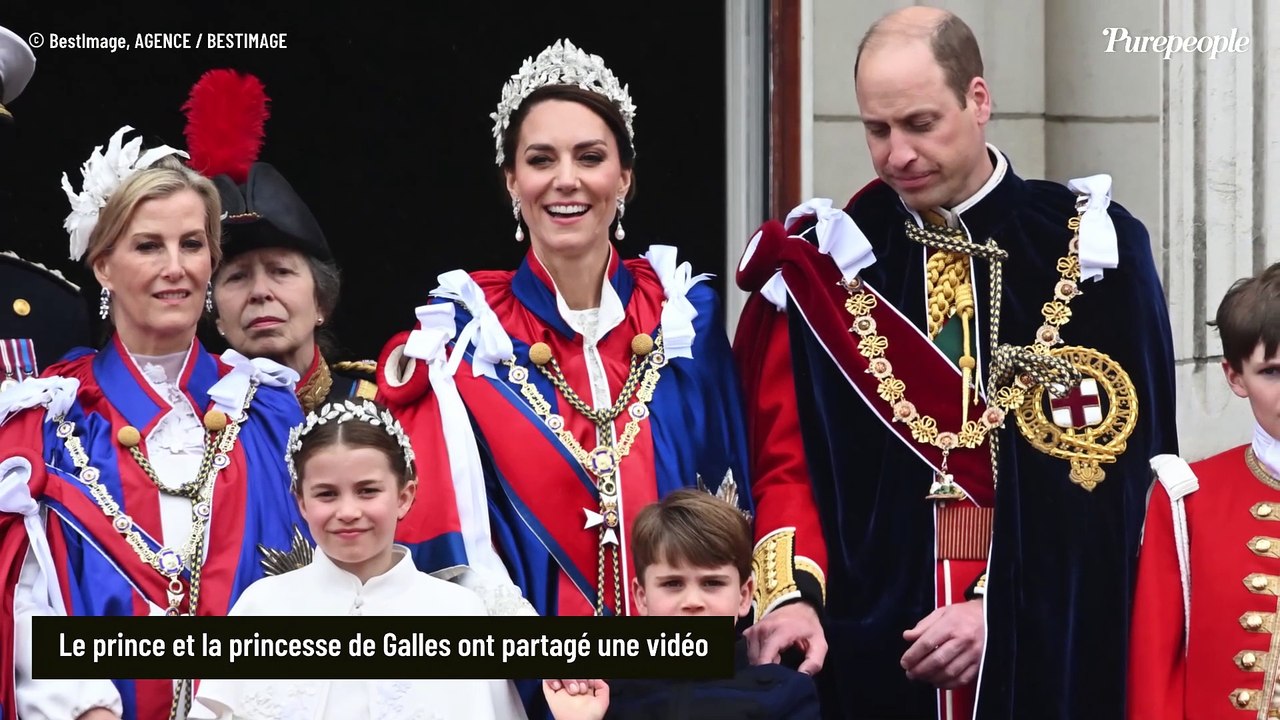 Le prince George pro du tir à l'arc, Charlotte et Louis trop craquants, Kate en jean... vidéo des coulisses du couronnement