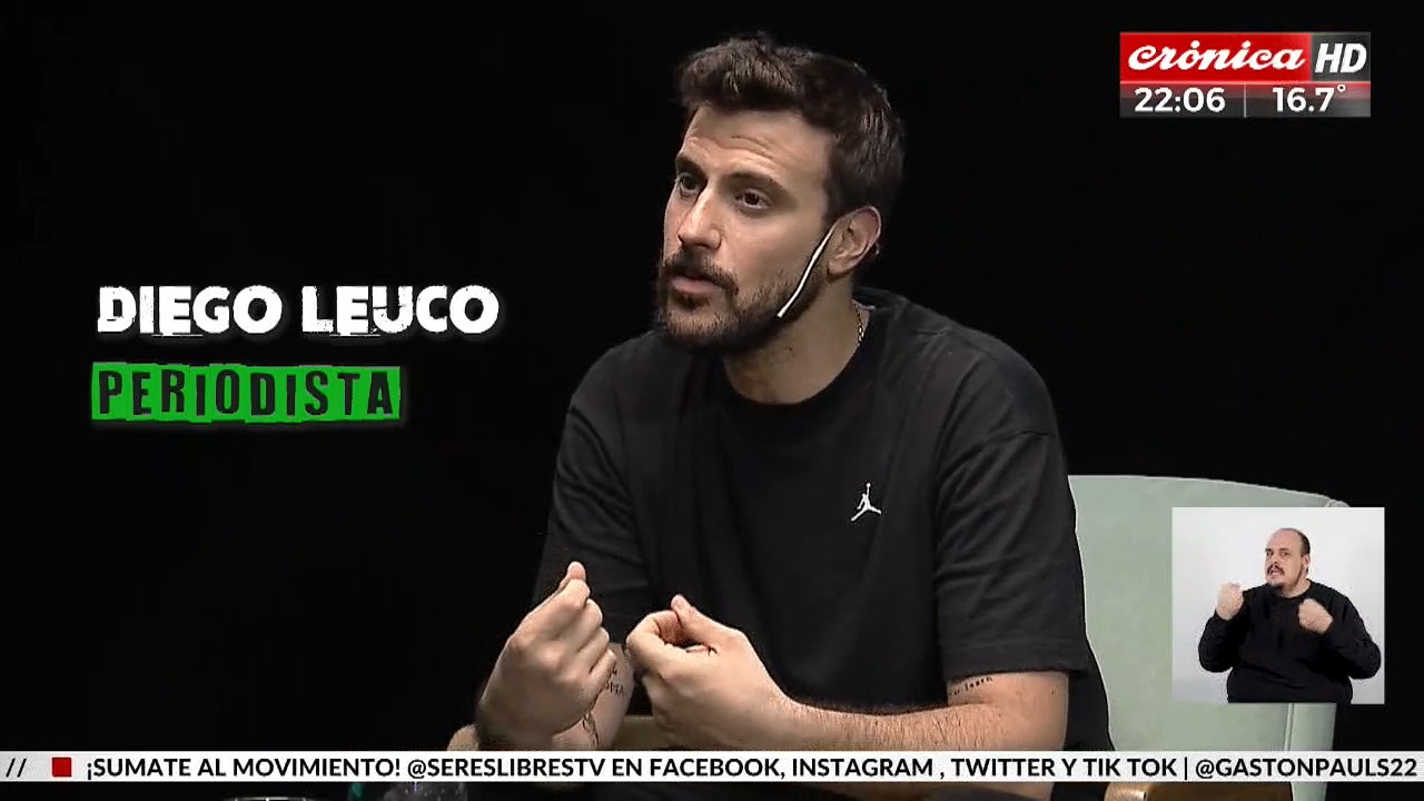 Diego Leuco: "Tuve problemas de adicción en mi adolescencia"