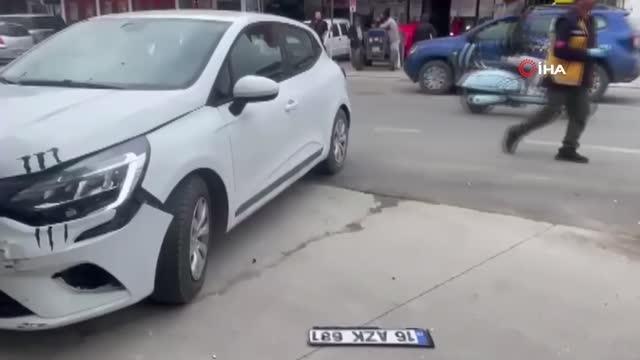 Bursa'da facia teğet geçti: 5 yaralı