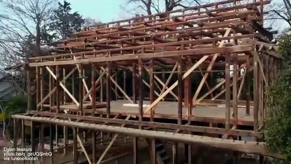 Structure of old Japanese house