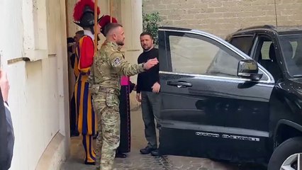Ucraina, Zelensky a Roma: l'arrivo in Vaticano - Video