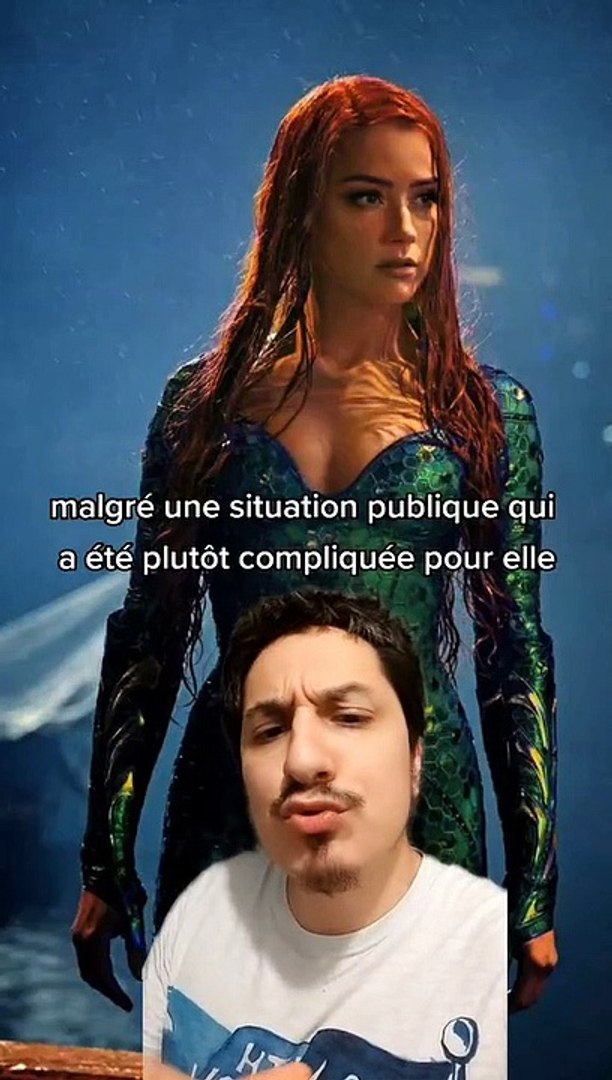 ⁣Amber Heard de retour dans Aquaman 2