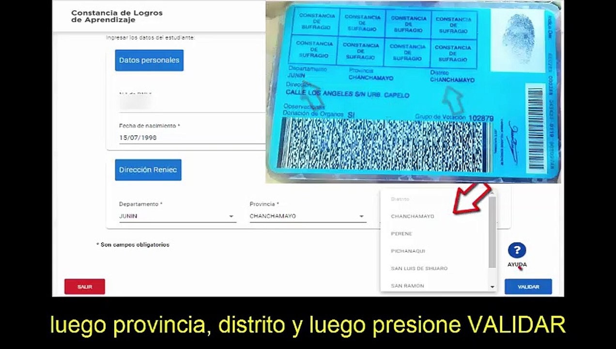 TUTORIAL DESCARGA CONSTANCIA NOTAS
