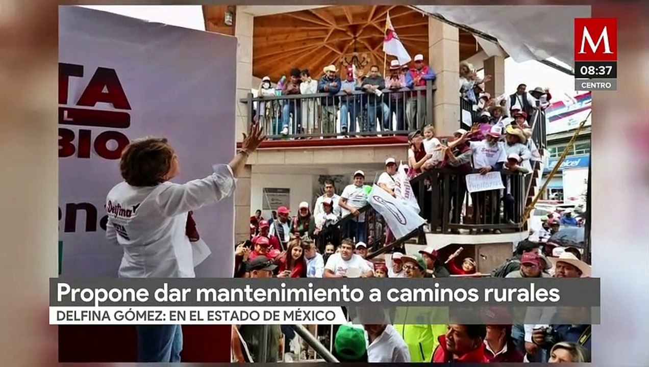 Delfina Gómez propone dar mantenimiento a caminos rurales utilizados por campesinos
