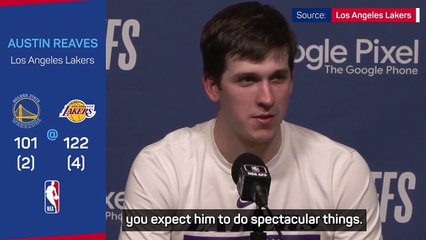 Reaves expects the 'spectacular' from LeBron every game