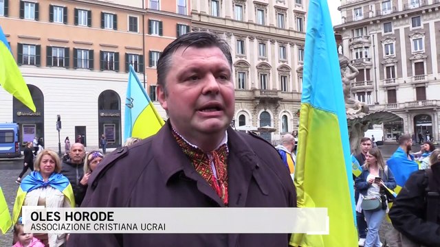 Zelensky a Roma, lo accolgono ucraini e italiani: La sua battaglia unisce il mondo libero