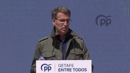 Núñez Feijóo : "Lo indecente es que tú, Sánchez, pactes y gobiernes con Bildu"