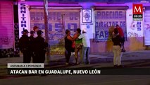 Tres personas fueron asesinadas a balazos en un bar en Guadalupe, NL