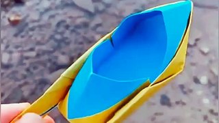 Easy paper boat  crafts