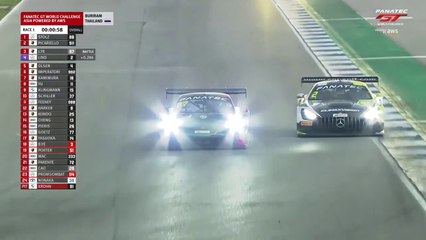 GT World Asia Chang 2023 Race 1 Final Laps Silver Leader Ye Lind Battle Overall Podium