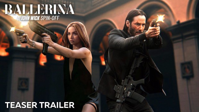 BALLERINA Teaser Trailer 2024 Keanu Reeves Ana de Armas John Wick SpinOff Movie Lionsgate