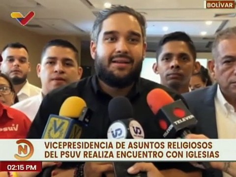 Vpdte. de Asuntos Religiosos del PSUV Nicolás Maduro Guerra visitó iglesias católicas en Bolívar