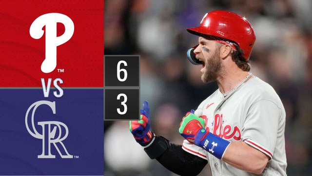 Resumen Filis de Philadelphia vs Rockies de Colorado | MLB 12-05-2023