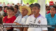 Gobierno de Chiapas entrega paquetes de semillas de maíz a 15 mil productores