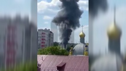 Dos cazas y dos helicópteros se estrellan en una región rusa cercana a la frontera con Ucrania