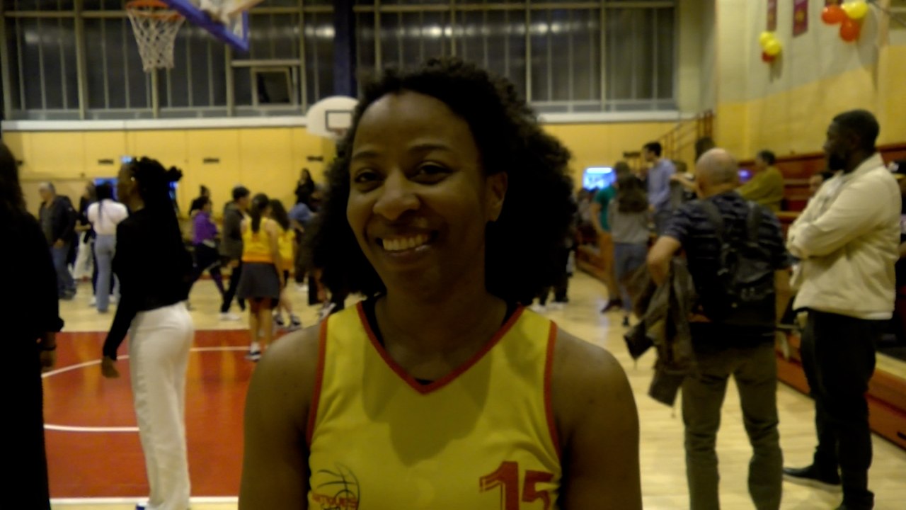 Interview maritima: Princesse Goubo après le succès de Martigues Basket contre Annemasse