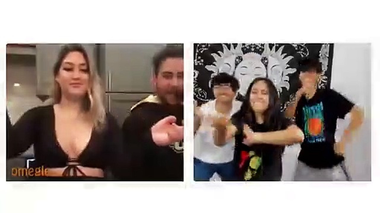 Foreigners Dancing On Indian Song __ Indian Boy on Omegle _  Dancing on omegle ft _adarshuc(360P)