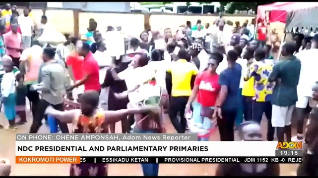 NDC Presidential and Parliamentary Primaries: Vote Counting Process - Adom TV (13-5-23)