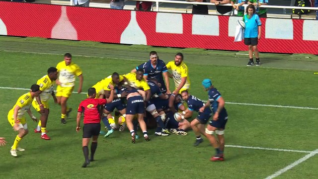 TOP 14 - Essai de Jan SERFONTEIN (MHR) - Montpellier Hérault Rugby - Stade Rochelais - Saison 2022-2023