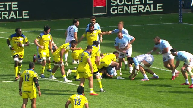 TOP 14 - Essai de Fritz LEE (ASM) - Aviron Bayonnais - ASM Clermont - Saison 2022-2023