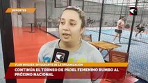 Pádel deportistas misioneras compiten para clasificar al nacional de Córdoba