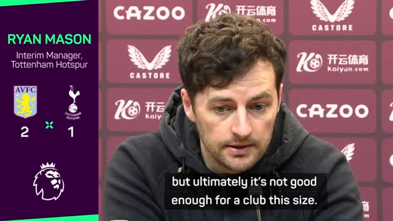 Spurs' European chances slim after 'disappointing result' - Mason