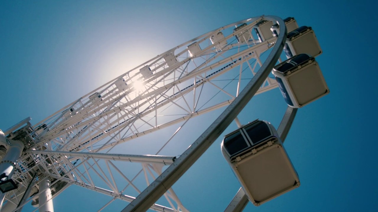 The SkyWheel in Panama City Beach, Florida - 4k Travel VLOG & Scenic Tour