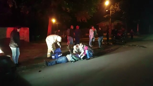 Motociclista fica ferido após colisão de trânsito na rua Altemar Dutra