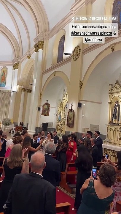 Karen Schwarz y Ezio Oliva se casan 1