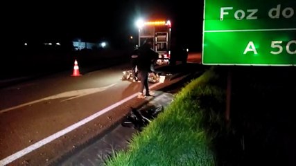 Vítima de atropelamento na BR-277 é identificada como Airton Correa