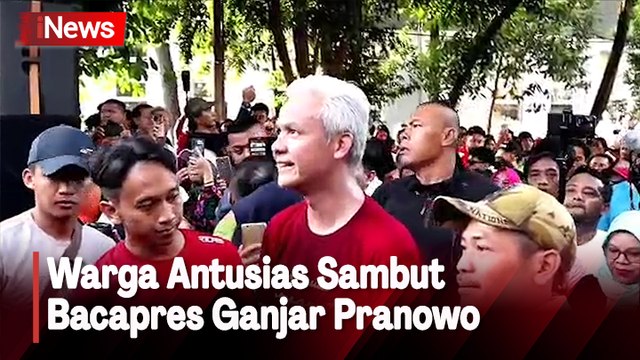 Olahraga di Gasibu Bandung, Ini Momen Ganjar Pranowo Sapa Warga