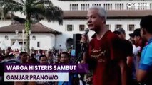 Ganjar Pranowo Sapa Warga di Gasibu Bandung