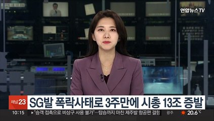 SG발 폭락사태로 3주만에 시총 13조 증발