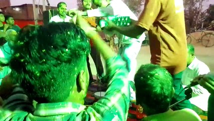 This is how Holi folk songs go in the olden days. Everyone used to sit together and sing like this