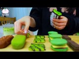 ASMR MUKBANG Green tea Desserts, Levain cookies, Ice cream, Roll Cake, Sticky Rice cake, Macaroon.