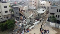 شاهد: دمار المباني في غزة وحجم الخسائر يصل إلى 5 ملايين دولار