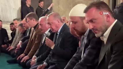 Cumhurbaşkanı Erdoğan seçim programını Ayasofya'da sonlandırdı