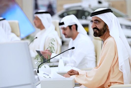 Dubai King Sheikh Mohammed Chair Cabinet Ministers Meet With Dubai Crown Prince Sheikh Hamdan Fazza