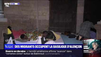 Six jeunes migrants hébergés dans la basilique d'Alençon, la préfecture dénonce une occupation illégale